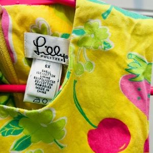 Gorgeous Lilly Pulitzer Yellow and Pink dress.